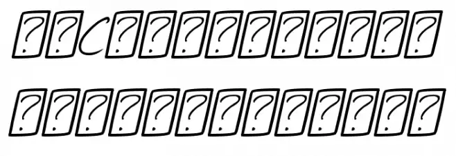 Coire demo Italic Schriftart Groß