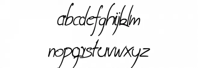 Coire demo Italic Caratteri MINUSCOLO