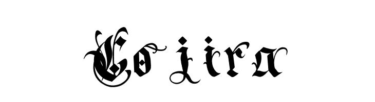 Cojira  免费字体下载