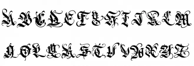 Cojira Font UPPERCASE