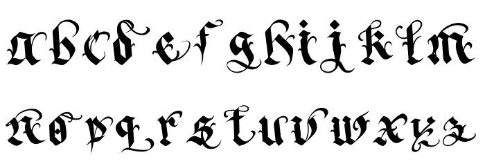 Cojira Font Litere mici
