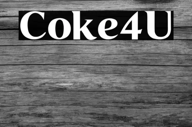 Coke4U Font examples