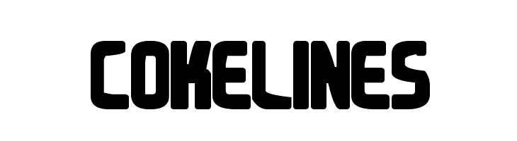 Cokelines  Frei Schriftart Herunterladen