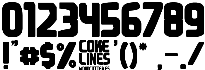 Cokelines Font OTHER CHARS