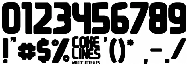 Cokelines Font OTHER CHARS