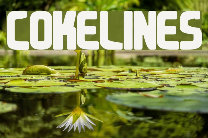 Cokelines Font examples