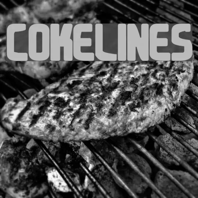 Cokelines Font examples