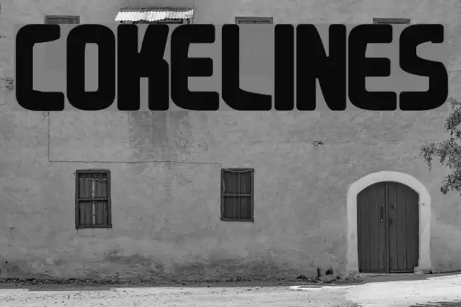 Cokelines Font examples