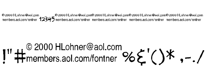 CokerOne Trial Version Schriftart Anderer Schreiben