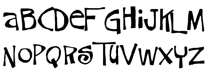 CokerOne Trial Version Schriftart Kleinbuchstaben
