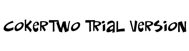 CokerTwo Trial Version  नि: शुल्क फ़ॉन्ट्स डाउनलोड
