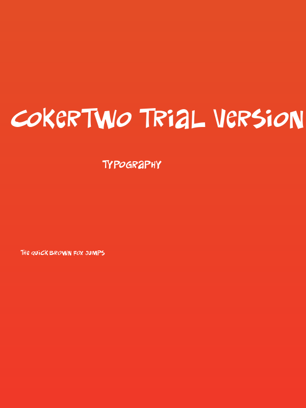 CokerTwo Trial Version Poster