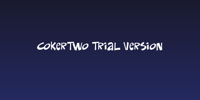 CokerTwo Trial Version Social Header