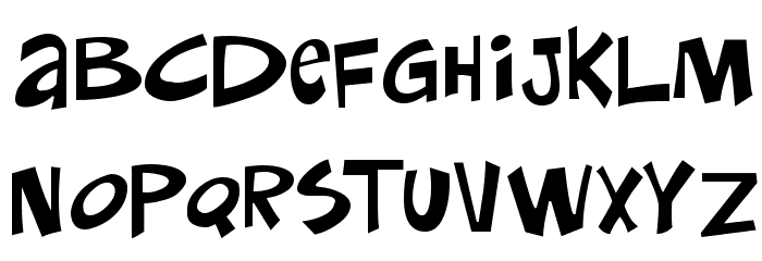 CokerTwo Trial Version Font LOWERCASE