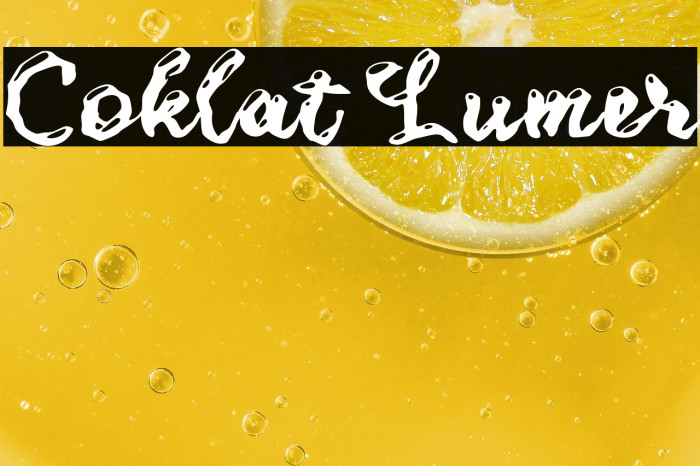 Coklat Lumer Example 3