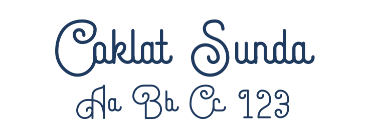Coklat Sunda Font Preview