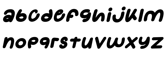 Cokobar Italic Font LOWERCASE