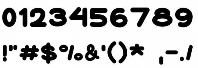 Cokobar Font OTHER CHARS