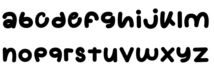 Cokobar Font LOWERCASE