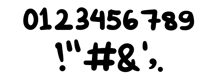 Cokobi Font OTHER CHARS