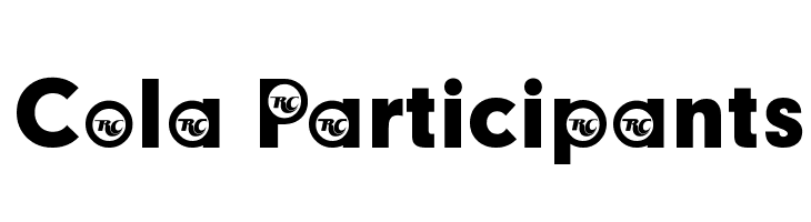 Cola Participants Schriftart