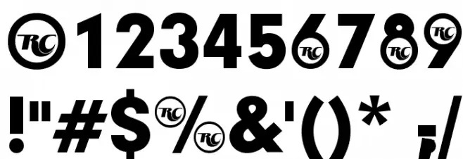 Cola Participants Font OTHER CHARS