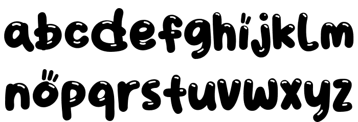 ColaKind Font LOWERCASE