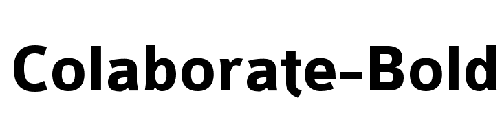 Colaborate-Bold Font