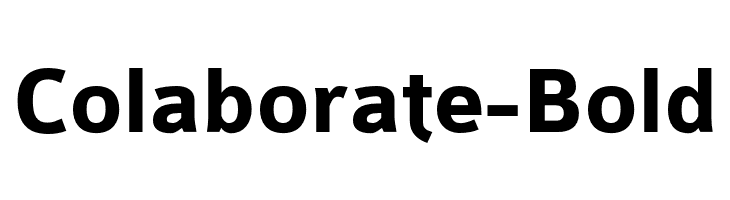 Colaborate-Bold  les polices de caractères gratuit tlcharger