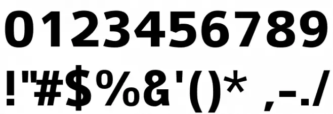 Colaborate-Bold Font OTHER CHARS