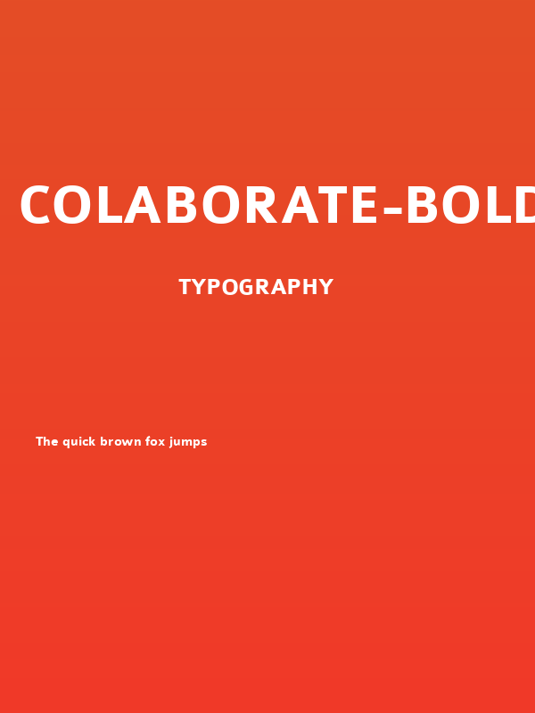 Colaborate-Bold Poster
