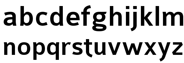 Colaborate-Medium Font LOWERCASE