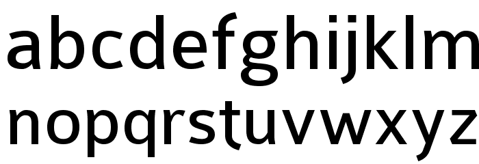 Colaborate-Regular Font LOWERCASE