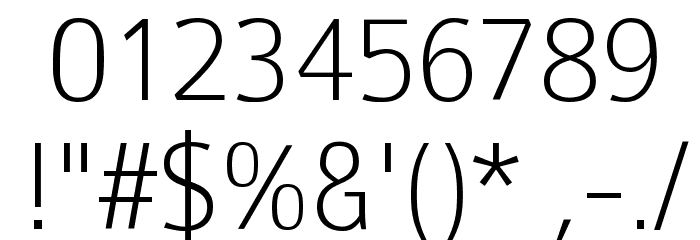 Colaborate-Thin Font OTHER CHARS