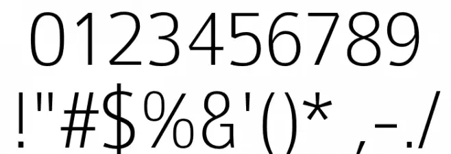 Colaborate-Thin Font OTHER CHARS