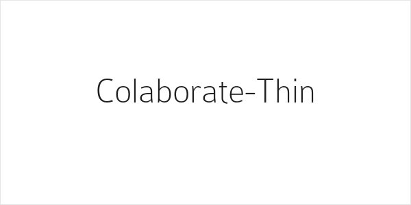 Colaborate-Thin Logo