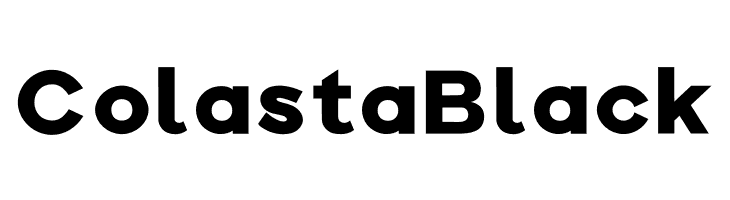 Colasta Black  Fuentes Gratis Descargar
