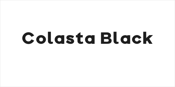 Colasta Black Logo
