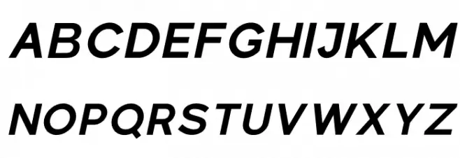 Colasta Bold Italic Schriftart Groß