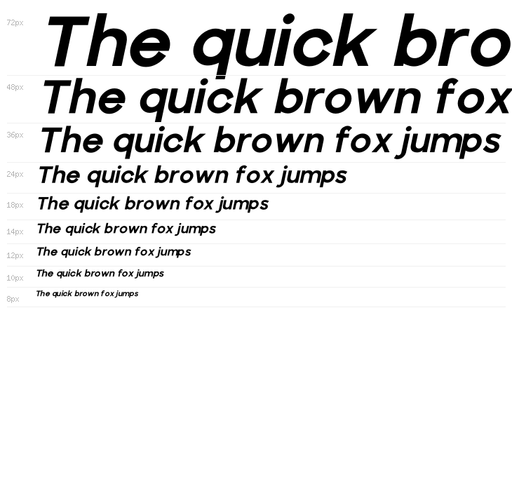 Colasta Bold Italic Waterfall