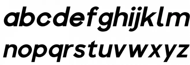 Colasta Bold Italic फ़ॉन्ट लोअरकेस