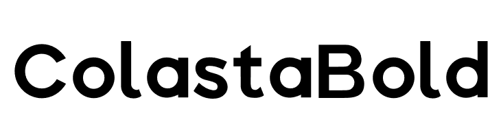 Colasta Bold  नि: शुल्क फ़ॉन्ट्स डाउनलोड