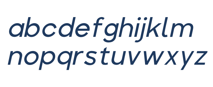 Colasta Italic Lowercase