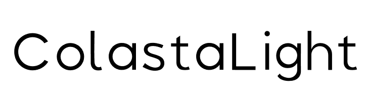 Colasta Light  Descarca Fonturi Gratis