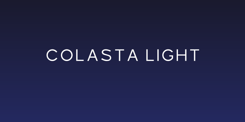 Colasta Light Social Header