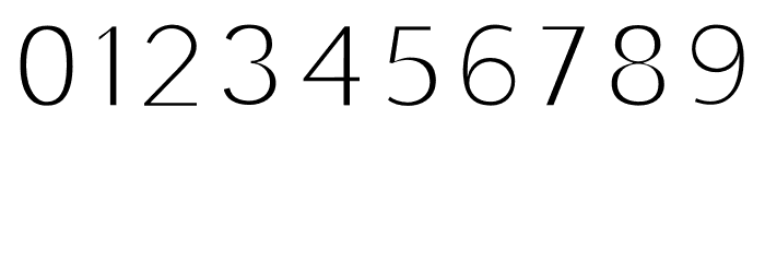Colasta Thin Font OTHER CHARS