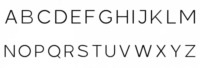 Colasta Thin Schriftart Groß