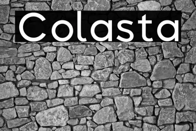 Colasta Font examples