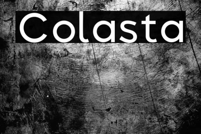 Colasta Font examples