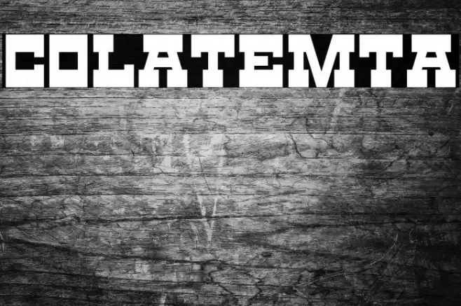 Colatemta Font examples
